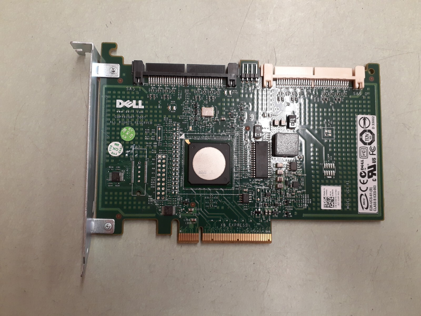 Dell 0CR679 CR679 SAS Poweredge Precision RAID 6/iR PCi-e Controller Card