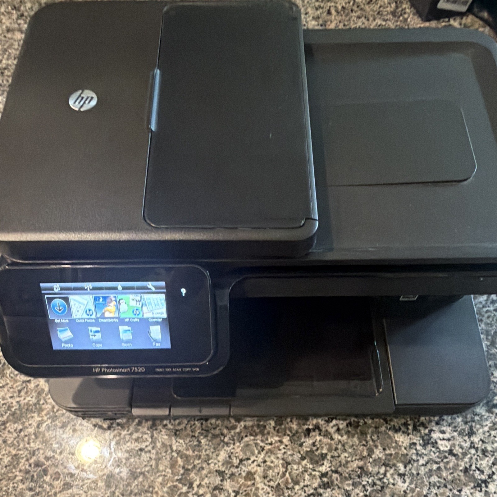 HP PhotoSmart 7520 All-in-One Color Inkjet Printer Scan Copy Fax Wireless
