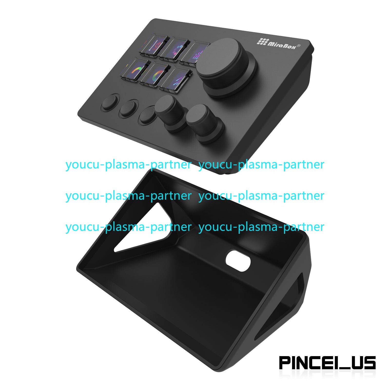 Stream Deck MiraBox Mbox N3E 6-Key Visual Keyboard Wired Custom Keyboard