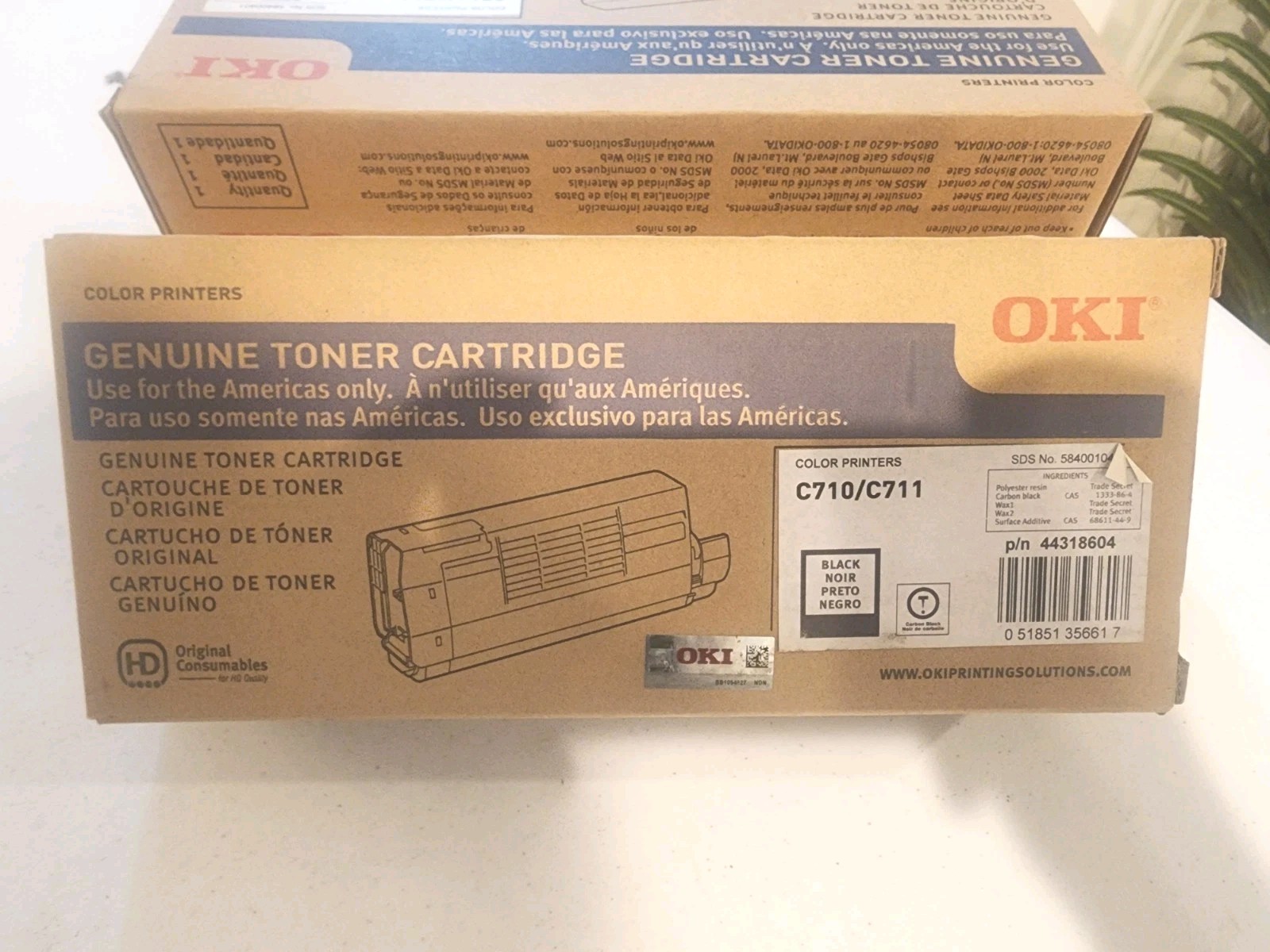 Oki C710/C711 Black Toner Cartridge (44318604)