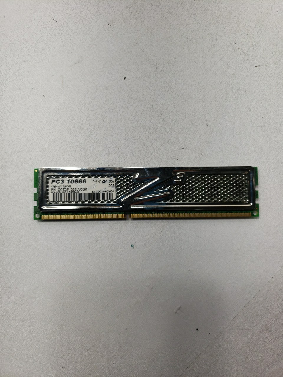 OCZ Platinum 2GB DDR3 1333MHz PC3-10666 CL7 1.65V Desktop RAM DIMM Untested