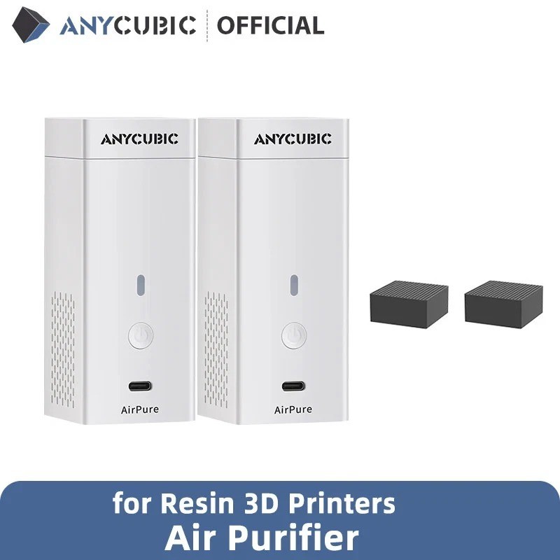 ANYCUBIC Air Purifier 2pcs for Resin 3D Printers Photon Series Odor Filter