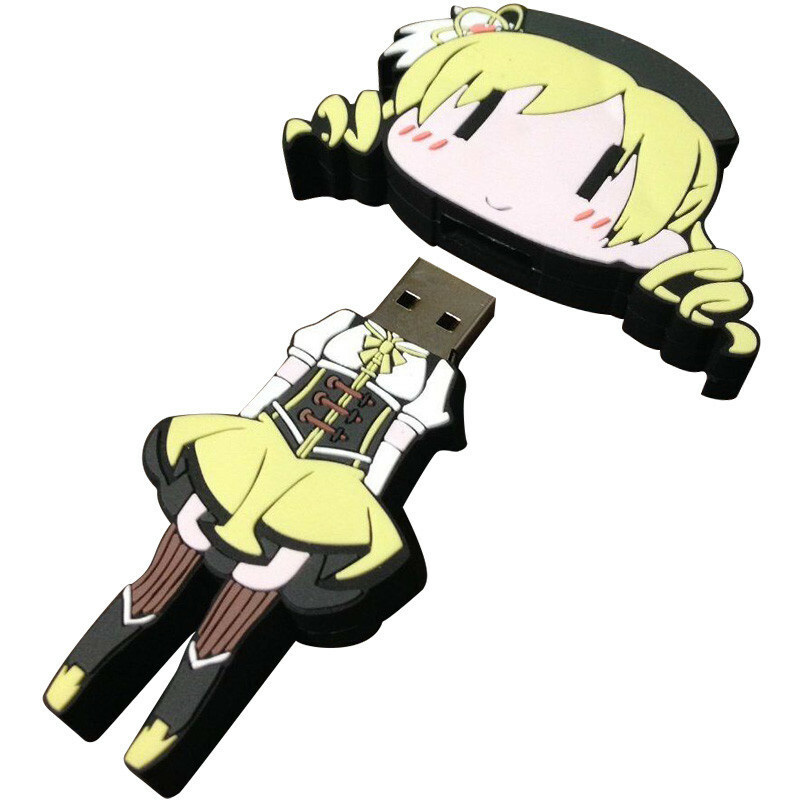 In-Stock Puella Magi Madoka Magica Tomoe Mami Usb Flash Drive 32Gb/64Gb Gift New