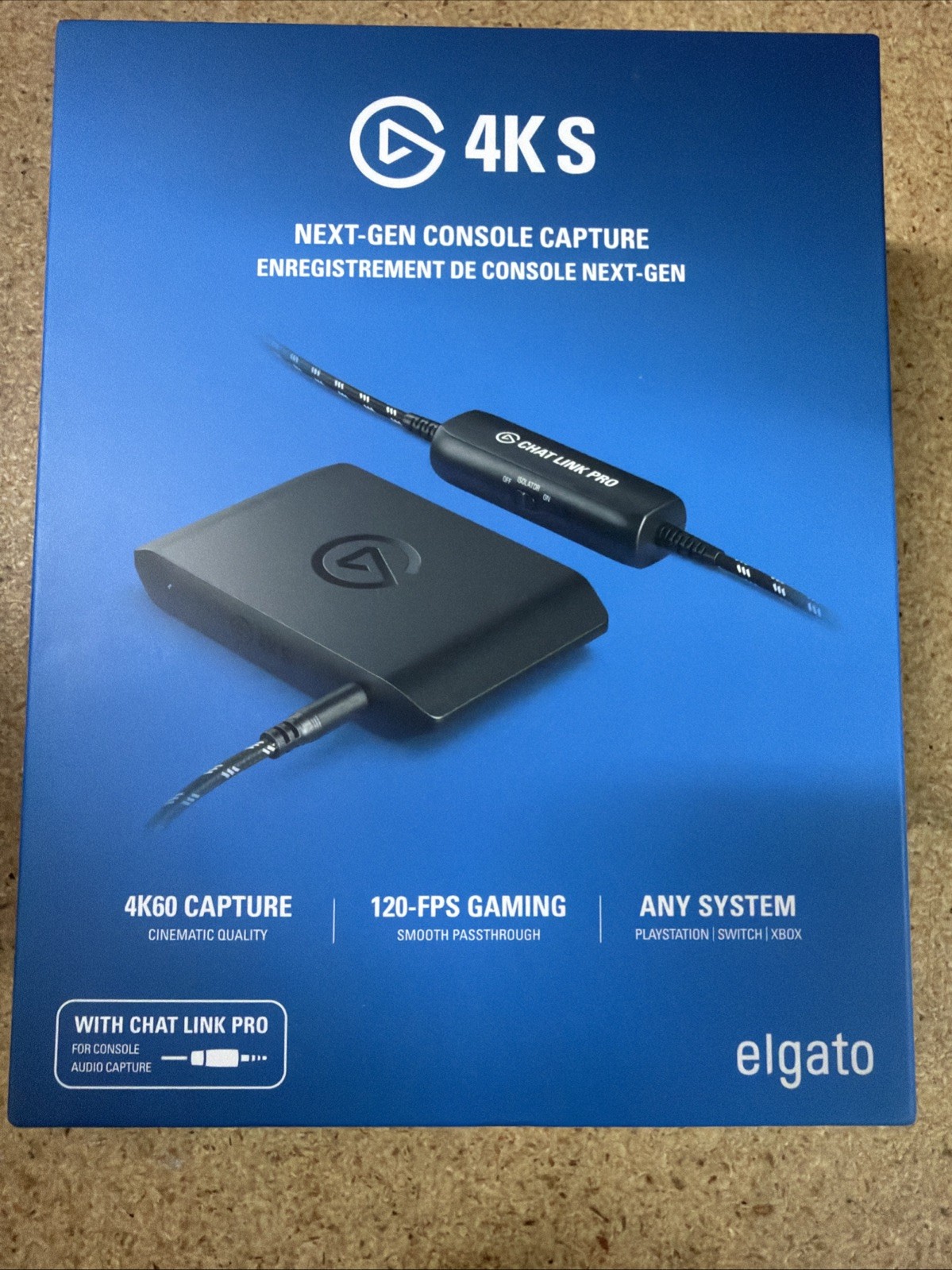 ELGATO 20GBR9901 4K S External Game Capture Card 4K60 Black