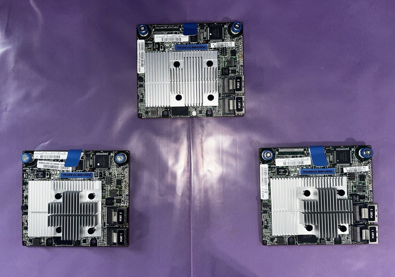 HPE Smart Array P408i-a G10 RAID Controller 804334 836260 - Lot of 3 All Turn On