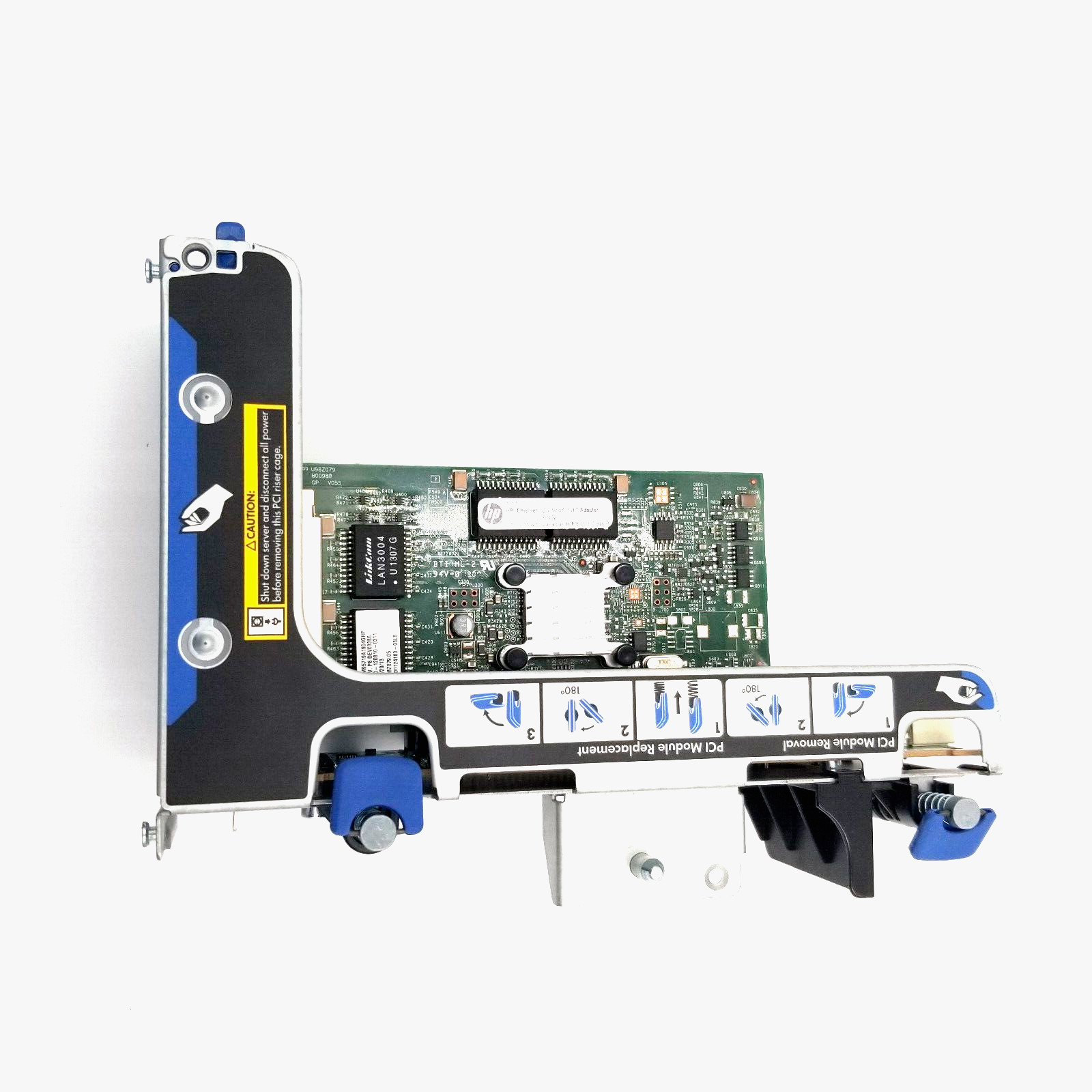 HP Riser Card 747595-001 / DL388 Gen9 w/ Ethernet 1G 4-Port 331T Adapter x3