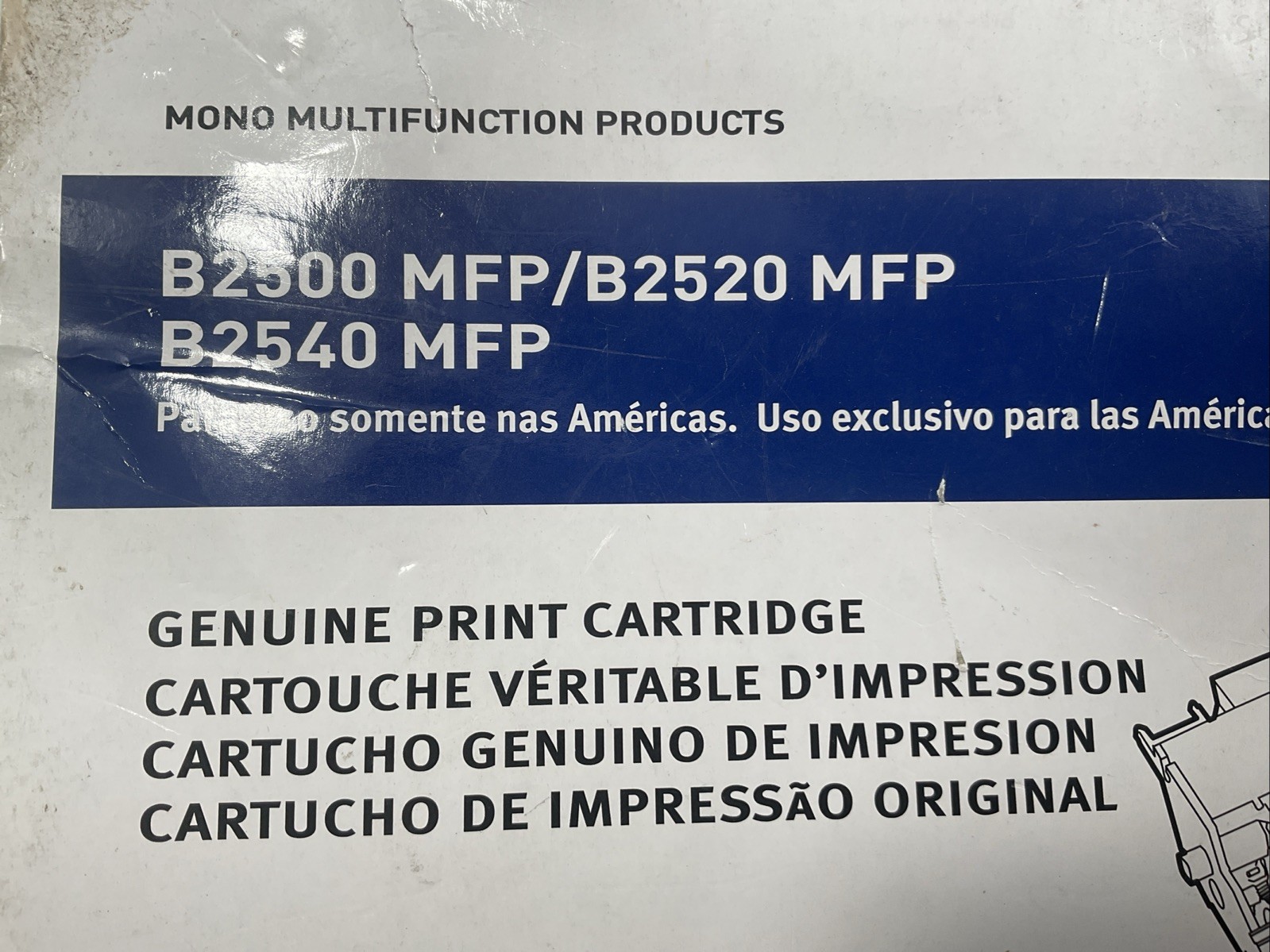 OKI 09004391 Genuine Black Toner Cartridge B2500 B2520 B2540 MFP