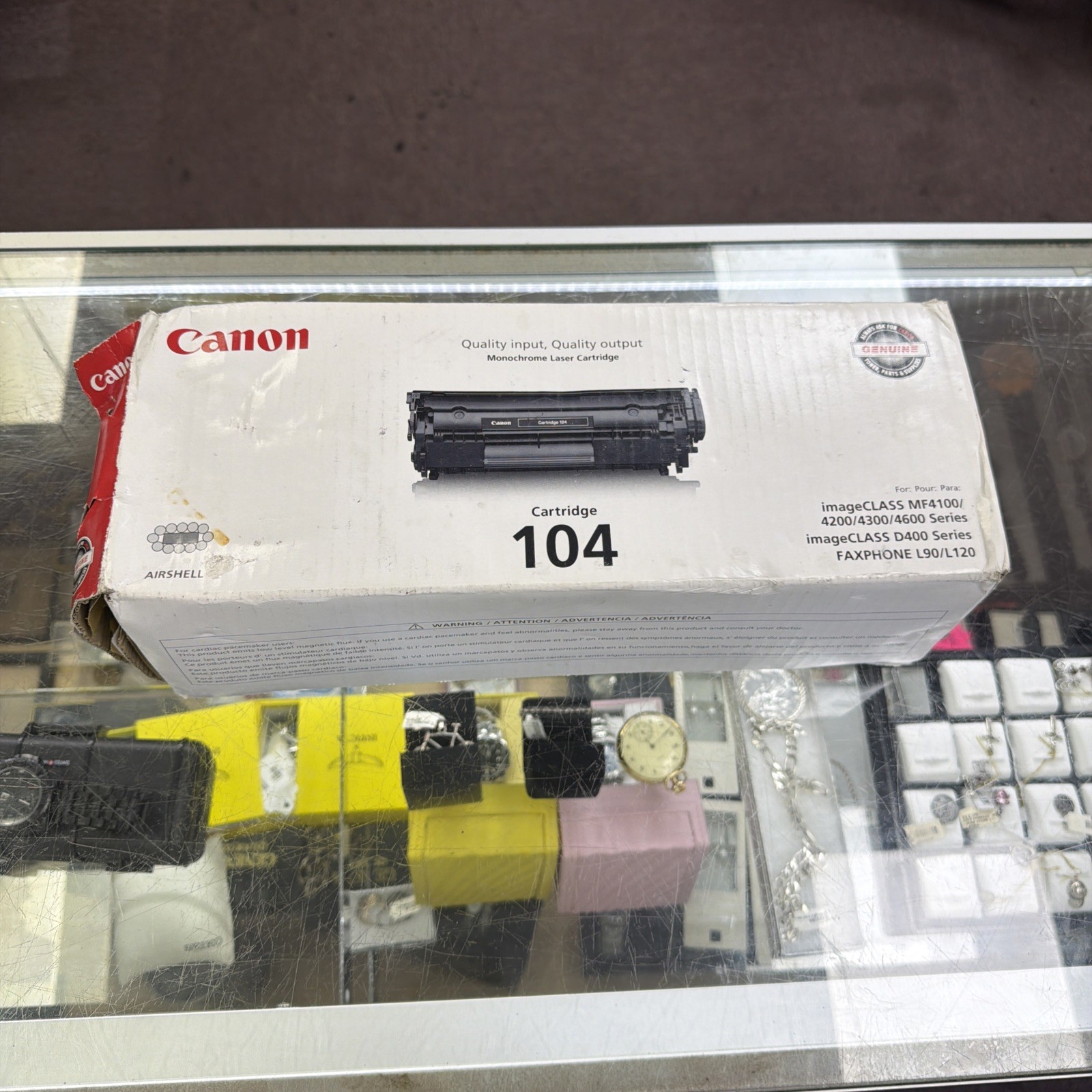 Canon 0263B001 Genuine Toner Cartridge Canon 104 Black - New , P2
