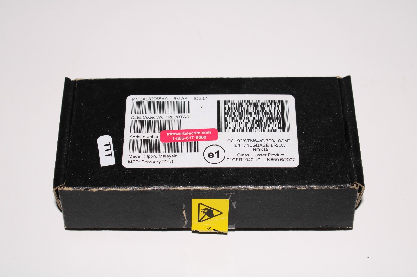 3AL82055AA, ALCATEL-LUCENT / NOKIA 1800 SERIES XFP I-64.1/10GBE BASE-L
