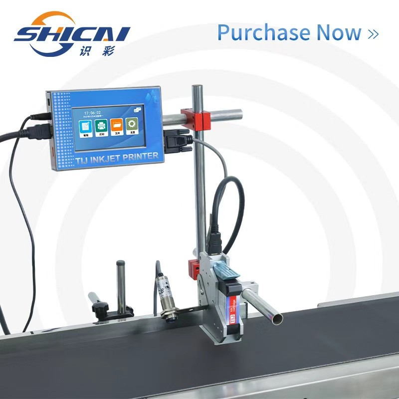 Online Inkjet Printer Without Conveyor Printing Serial Number and Date Code