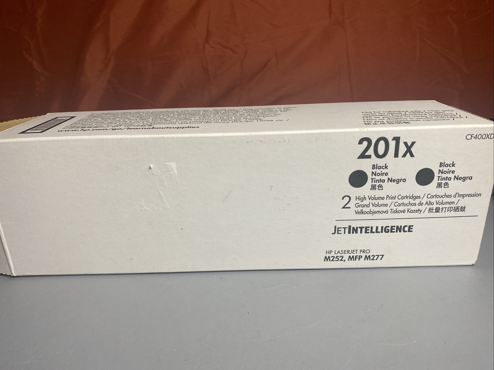 Genuine HP 201X (CF400XD) High Yield Black/ New in Open Box