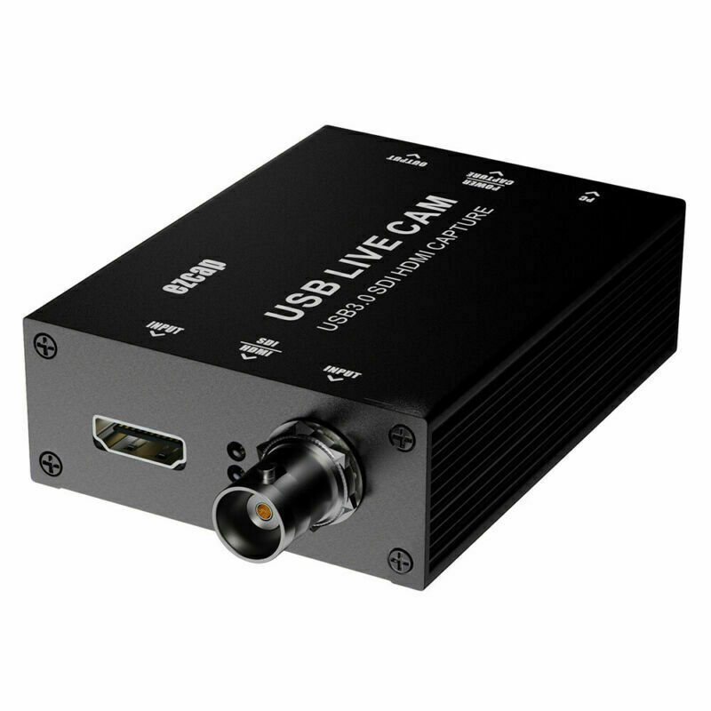Ezcap327 SDI HDMI Video Capture Card USB 3.0 4K 1080P Game Record Live Streaming