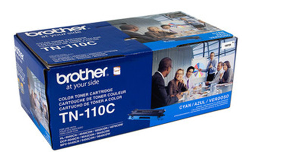 Genuine Brother TN110C Cyan Toner, New Sealed Box, We Ship Fast