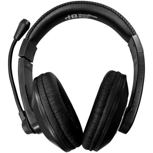Hamilton Buhl ST2BK Smart Trek Deluxe Stereo Over-Ear Black Headphones