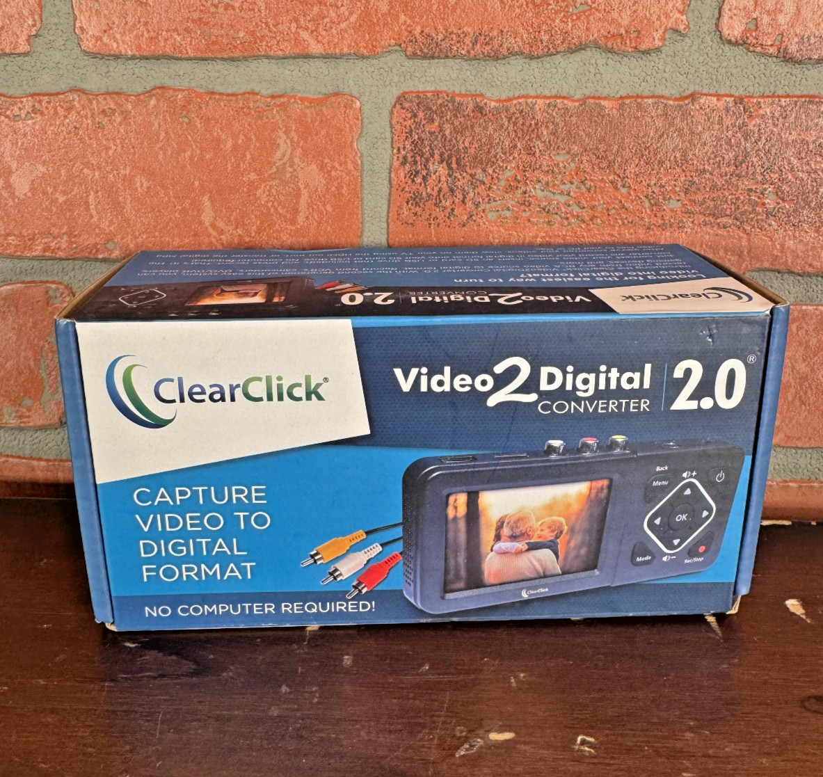 ClearClick Video to Digital Converter 2.0 VHS Camcorder Tapes New Open Box