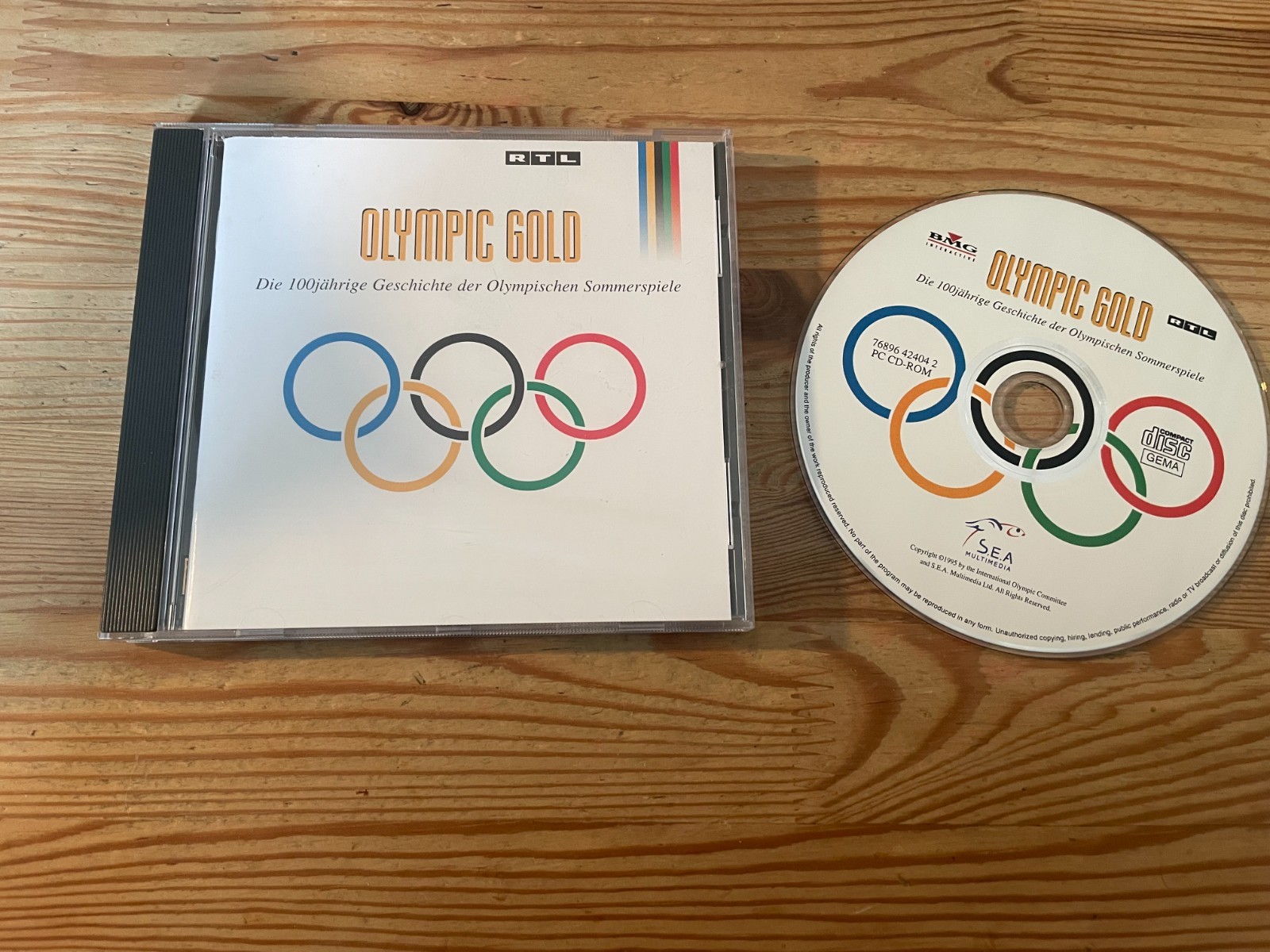 CD ROM Olympic Gold - 100th Anniversary. History (1 Disc) BMG S.E.A. MULTIMEDIA jc