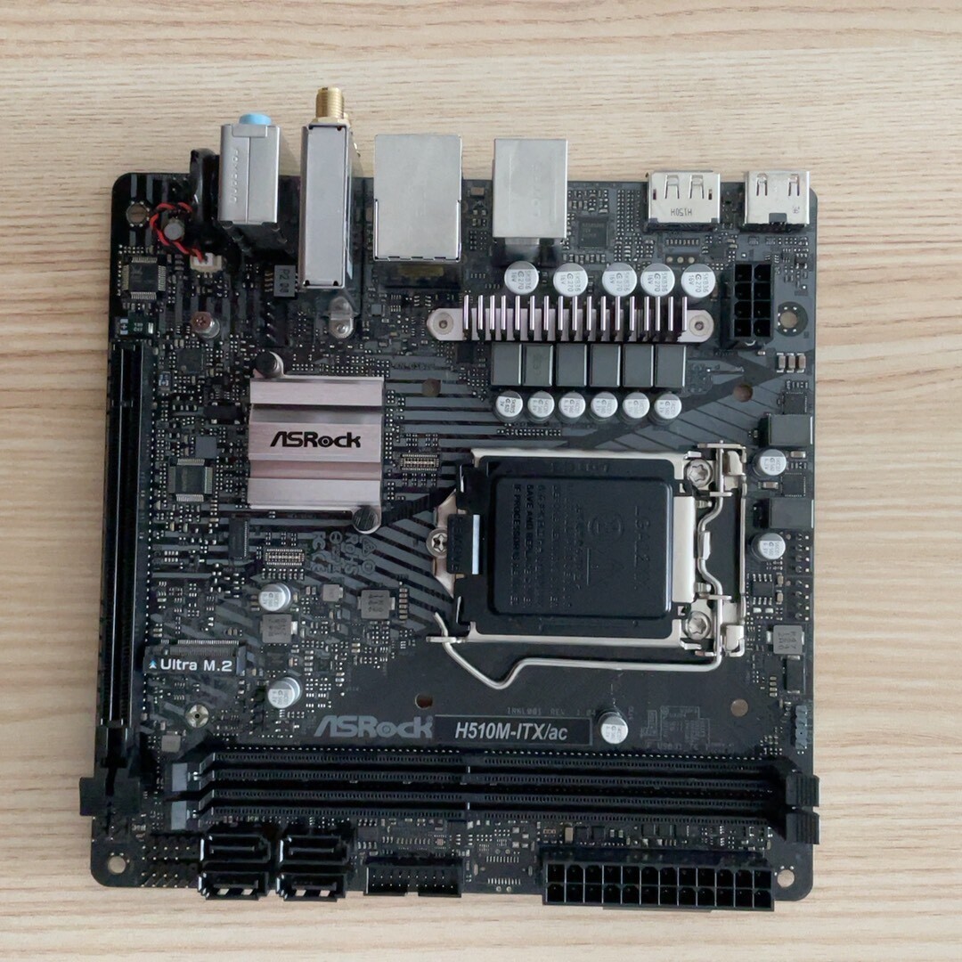FOR ASROCK H510M-ITX/ac LGA 1200 64GB HDMI Mini-ITX Motherboard Test OK