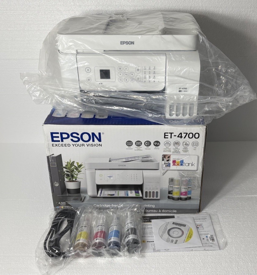 Epson EcoTank ET-4700 All-in-One Supertank Printer *Opened Box*
