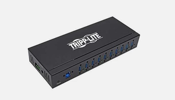 Tripp Lite U360-010-IND 10-Port Industrial-Grade USB 3.0 SuperSpeed Hub Eaton