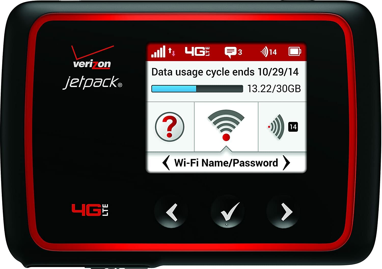 Verizon MiFi 6620L Jetpack | 4g LTE Mobile Hotspot | Modem Novatel with Charger