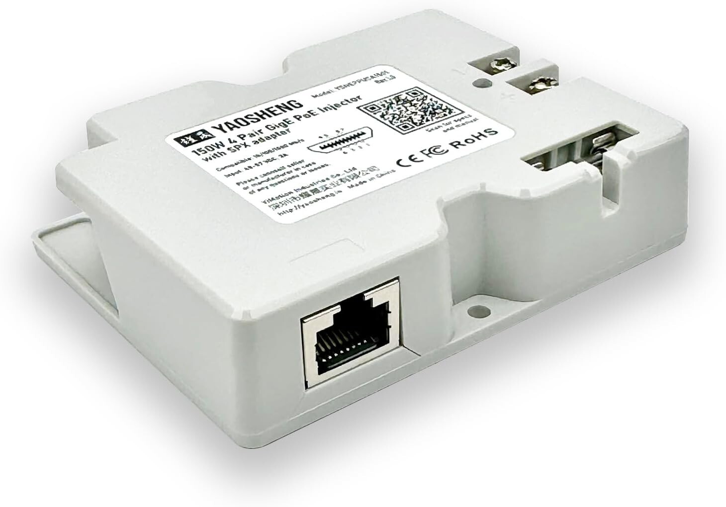 YAOSHENG 150W 2-in-1 PoE Injector for Starlink GEN2