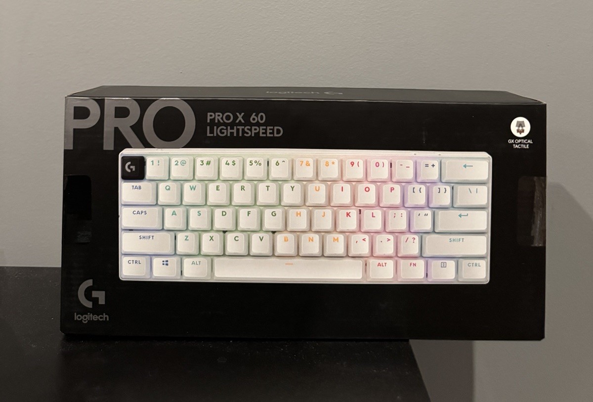 Logitech G PRO X 60 LIGHTSPEED Wireless Gaming Keyboard – White