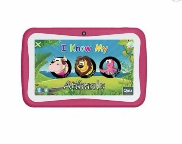BENEVE M755 Kids Tablet PC 7” Android 8GB Dual Camera WiFi Parental Control NEW
