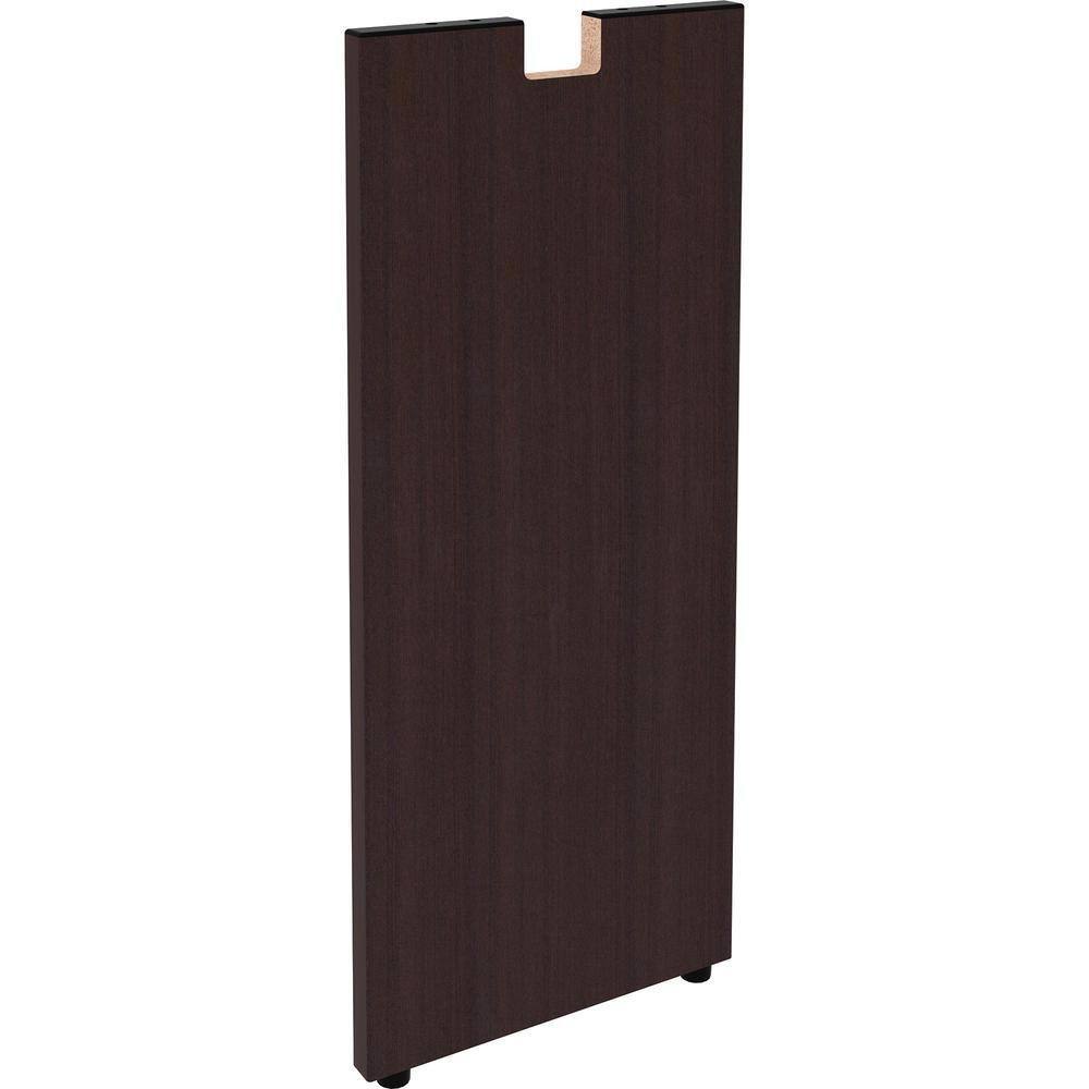 Lorell Espresso Laminate Desk - 12'' x 1''28.5'' - Finish: Espresso Laminate