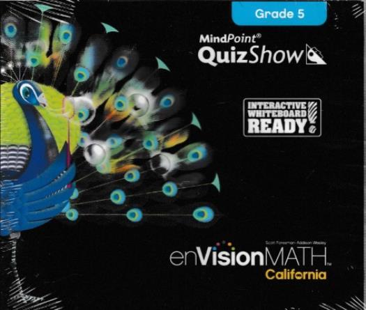 EnVision Math: MindPoint QuizShow Grade 5 PC MAC CD game show questions teams
