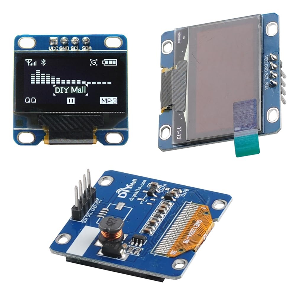 1.3 Inch OLED Display Screen Module I2C 128x64 1106 SH White Light