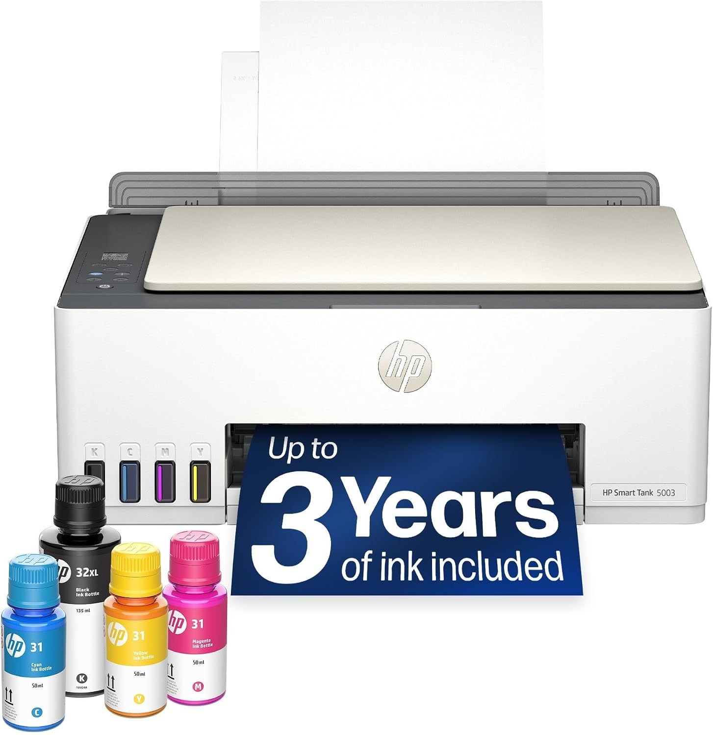 HP Smart Tank 5003 Wireless All-in-One Ink Tank Printer, Scanner, Copier