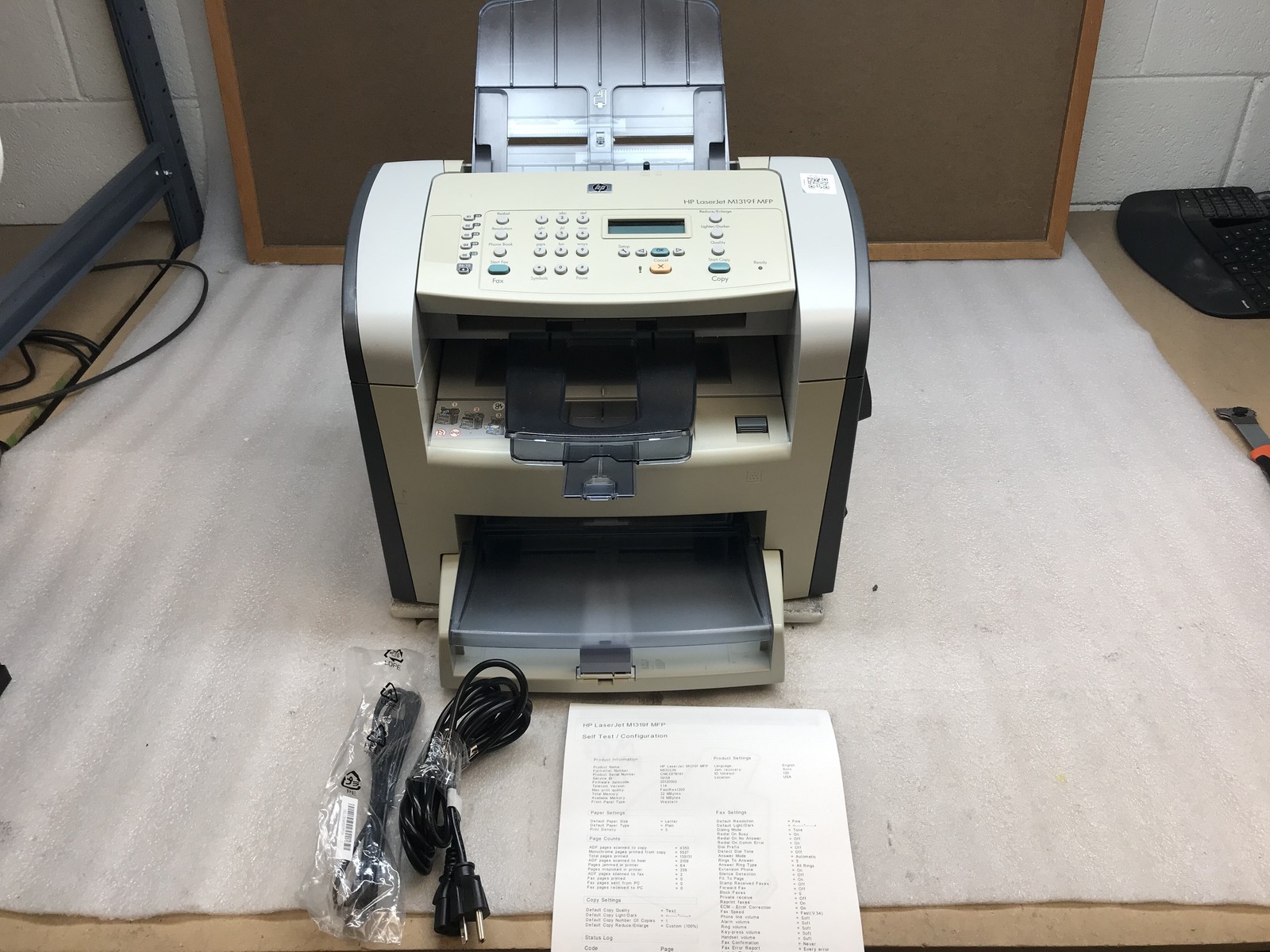 HP CB536A LaserJet M1319f MFP Monochrome Laser Printer 135K Pages No Handset
