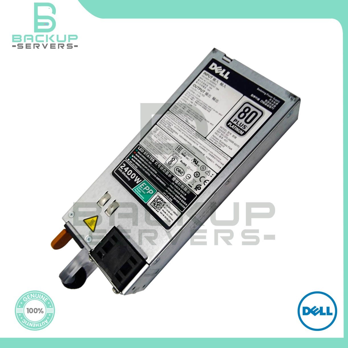 CXC2T Dell PowerEdge 2400W Hot Swap 80+ Platinum Power Supply 0CXC2T