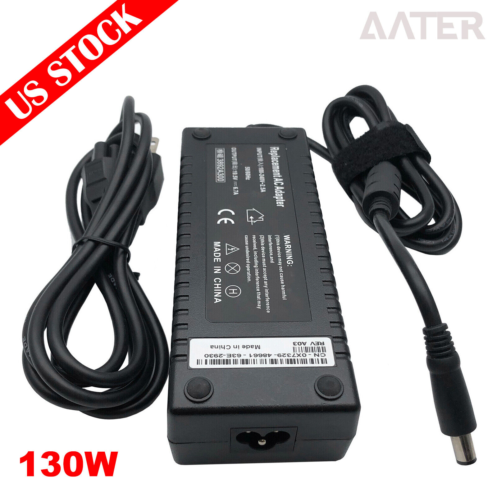 130W AC Power Adapter Charger for Dell Latitude E5530 E5540 E5570 E6530 E6540