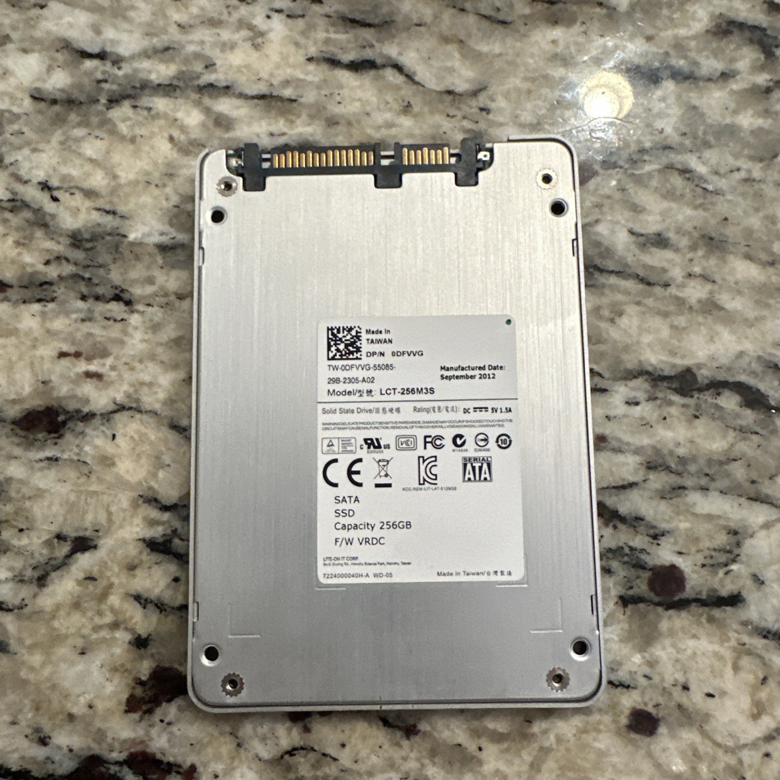Lite-On IT 256GB SATA SSD VRDA LCT-256M3S 2.5" Solid State Drive