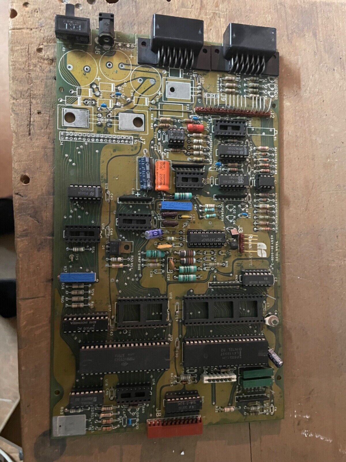 Vintage Rana systems 1000 floppy disc drive circuit board gold