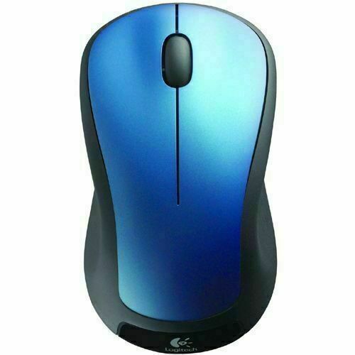 Logitech M310 Wireless Ambidextrous Optical Mouse, Peacock Blue (910-001917)