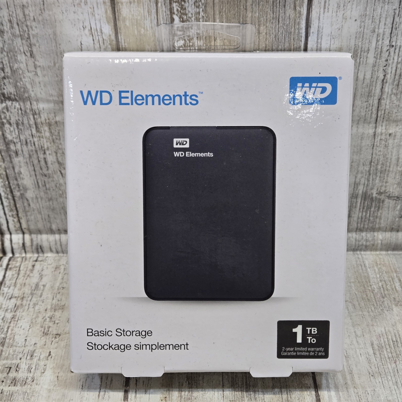 Western Digital 1 TB Elements Portable USB 3.0 Hard Drive Storage - Sealed 