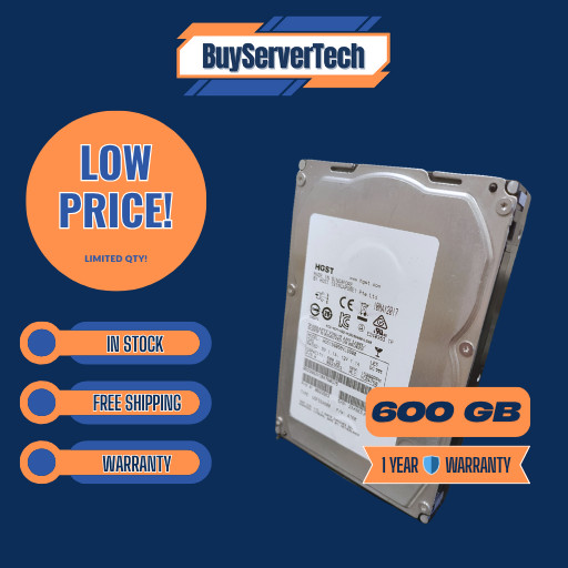 Hitachi HUS156060VLS600 600GB 15000RPM 3.5" SAS Hard Drive