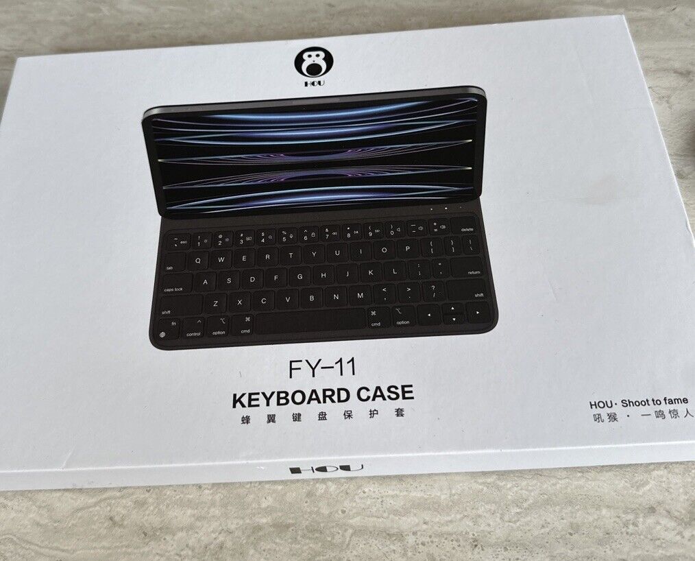 HOU Magic Keyboard Case for iPad Pro 11 Inch (4th/3rd/2nd/1st) Gen 2022
