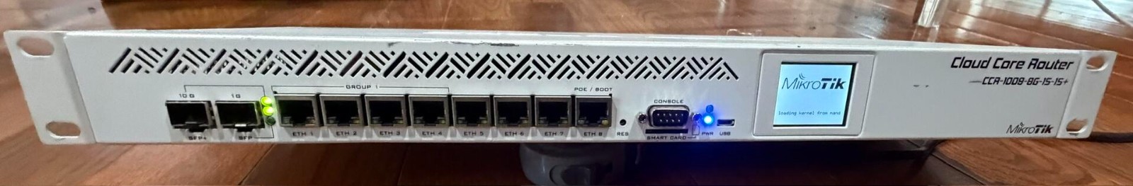 Mikrotik CCR1009-8G-1S-1S+ 8-Port 10/100 Wired Router