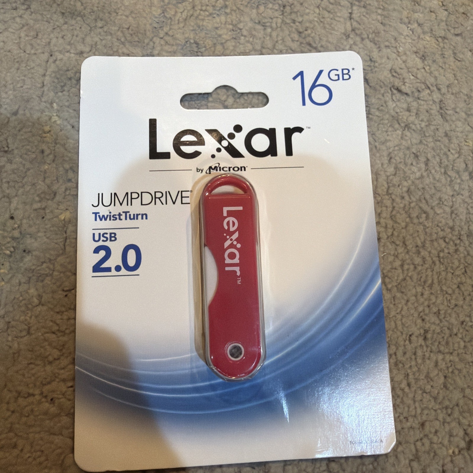 Lexar by Micron 16GB TwistTurn Jump Drive USB 2.0 Brand New Pink