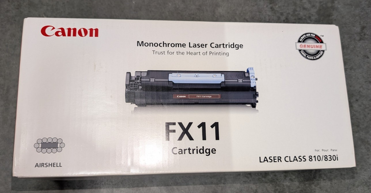 Genuine Canon FX11 1153B001 Monochrome Laser Cartridge for Laser Class 810 830i