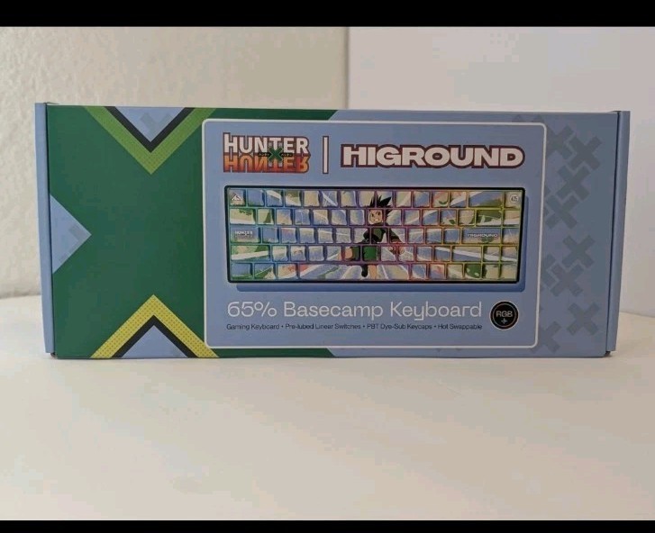 Hunter × Hunter x Higround 65% Basecamp Keyboard | New in Box | Limited Collab