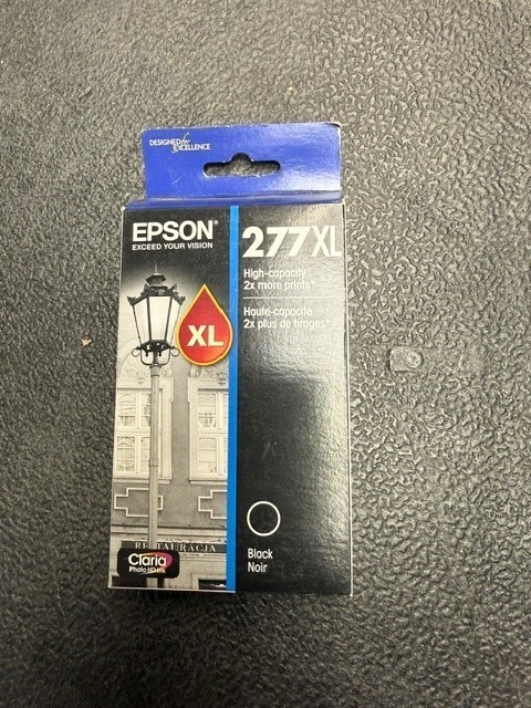 Epson 277XL Black High-capacity Ink Cartridge (T277XL120) (EXPIRED 2018)