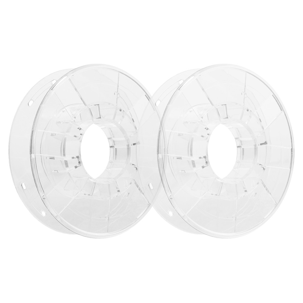 2Pcs Reusable Plastic 3D Printer Filament Spool Transparent Cord Organizer