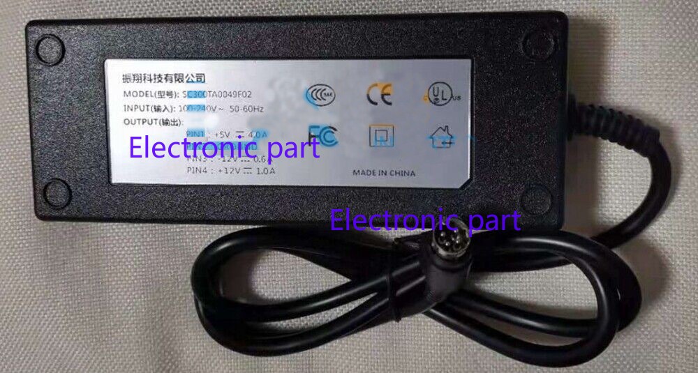 1PCS NEW four-pin plug fit for I.T.E. SC300TA0049F02 universal power adapter