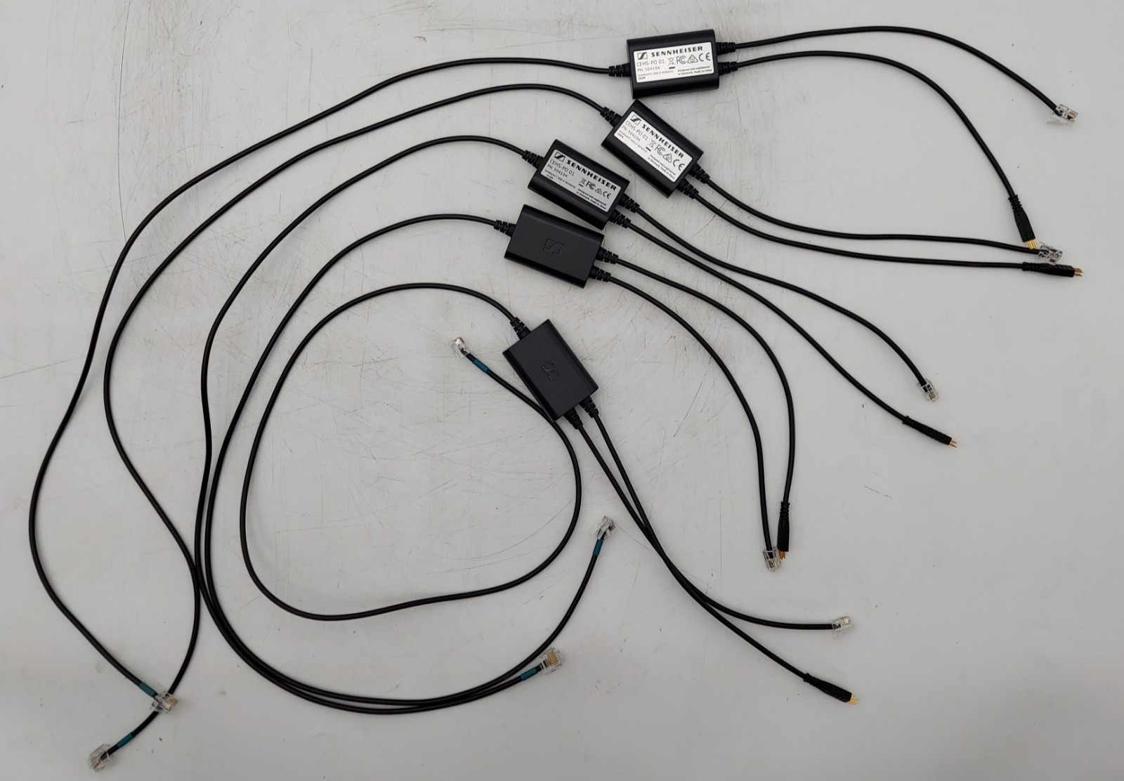 LOT OF 5 EPOS Ploycom Cable For Electronic Hook Switch CEHS-PO