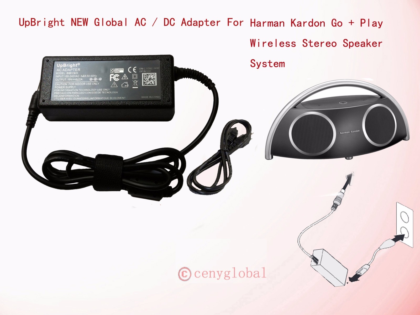 18V AC Adapter For Harman Kardon Go + Play II 700-0067-001 700-0097-001 Charger