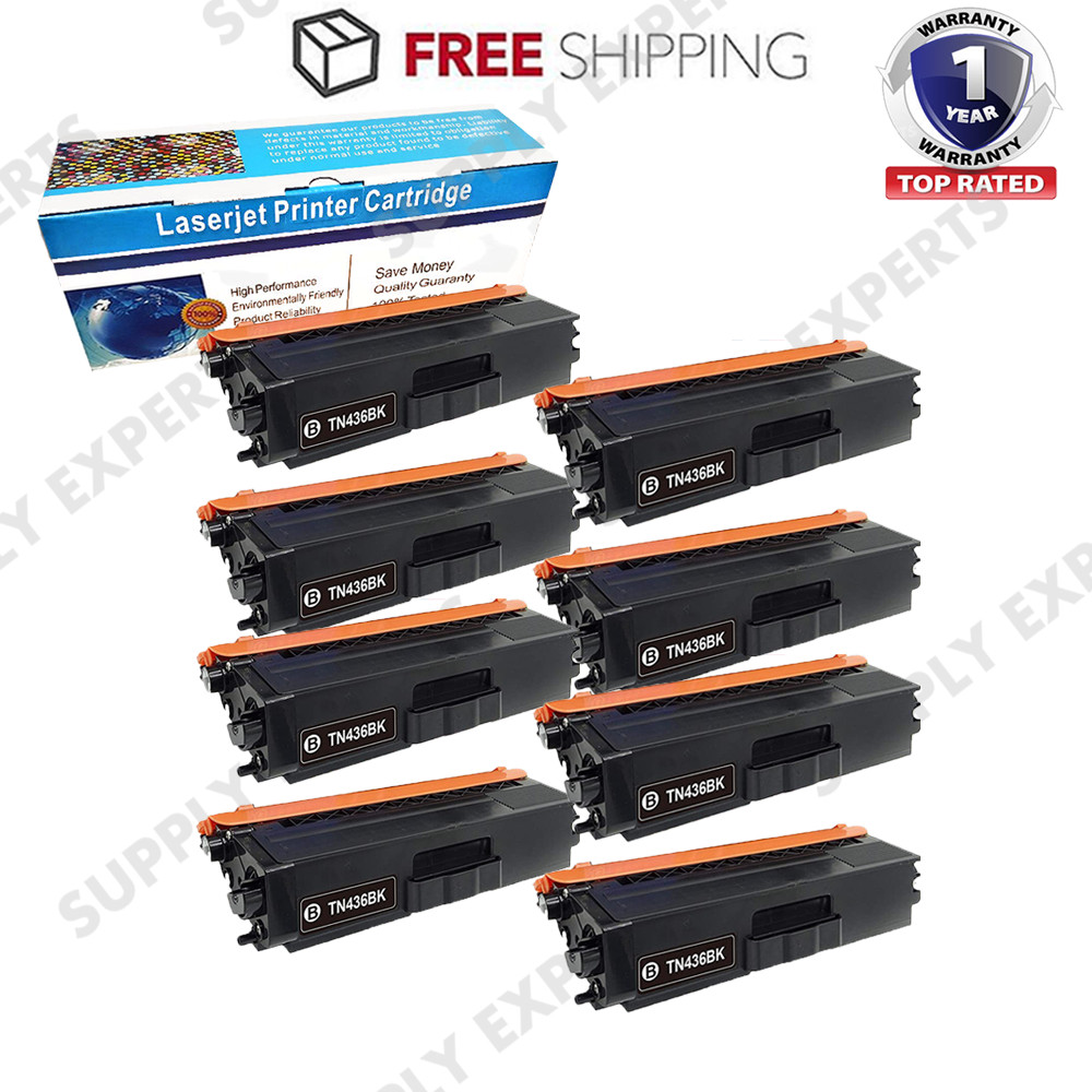 8PK TN436 TN433 Black Toner Cartridge for Brother HL-L8360CDWT